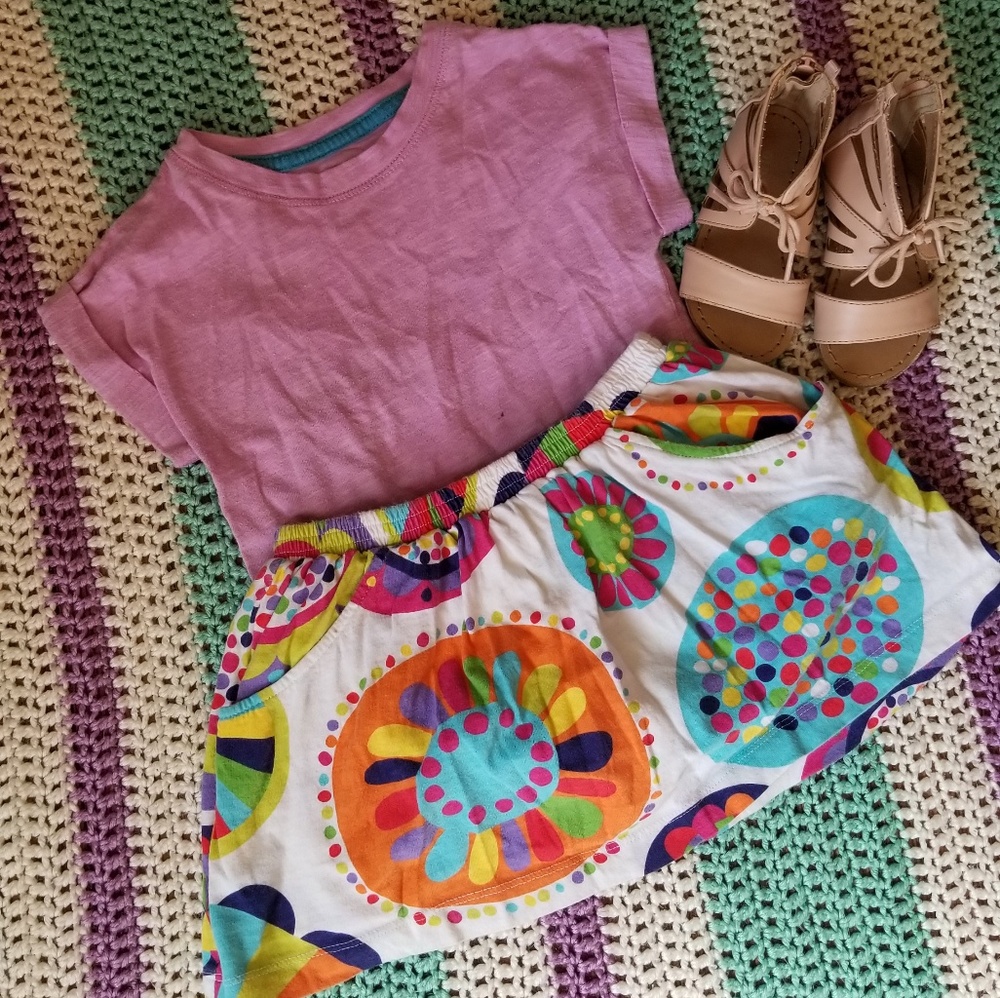 2T Carters Skirt Set